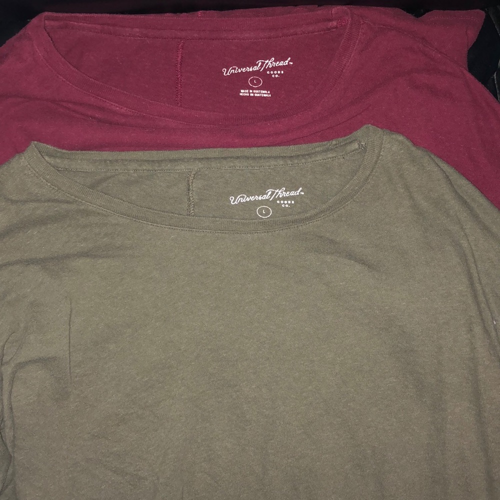 5/$25 Sale💞 2 Universal Thread Long Sleeves